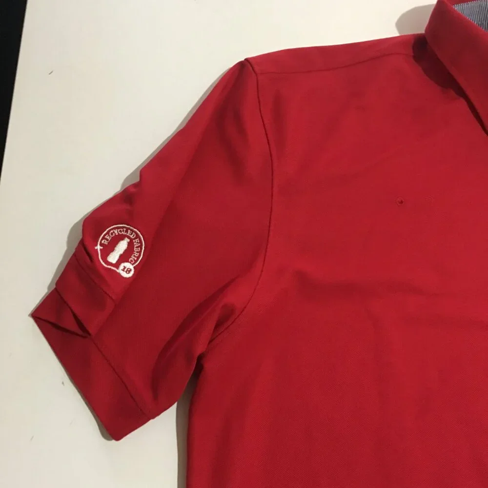 Chick-Fil-A Polo Shirt Team Mens Large Red Uniform Employee